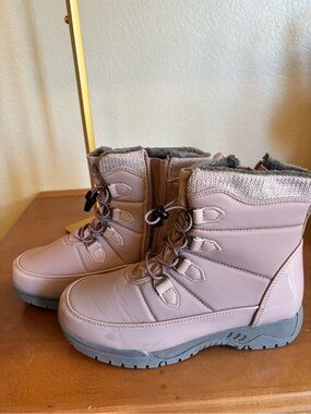 Sporto Mauve Pink Winter Rain Boots